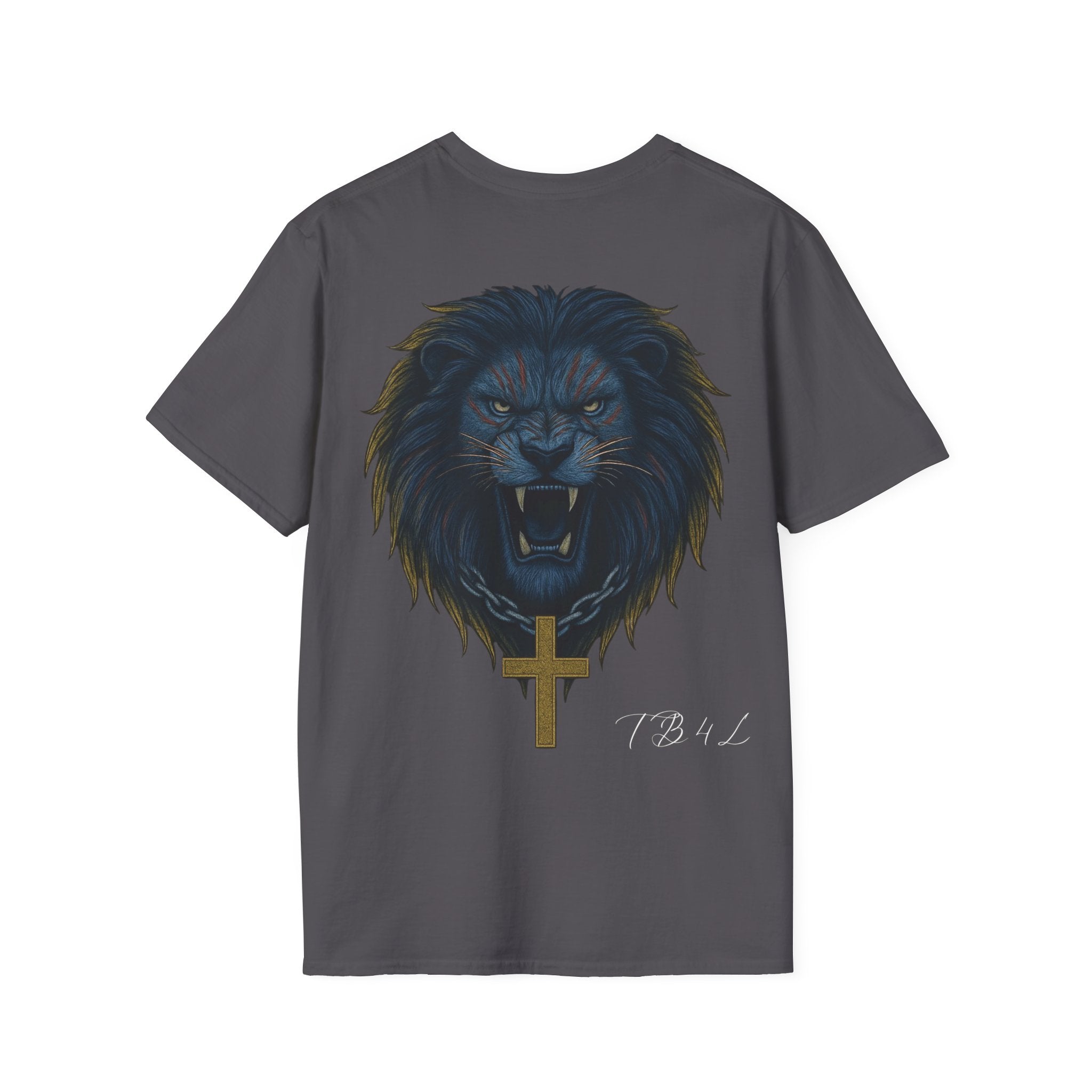 Roaring Lion Cross T-Shirt — Bold Graphic Tee (T B 4 L)