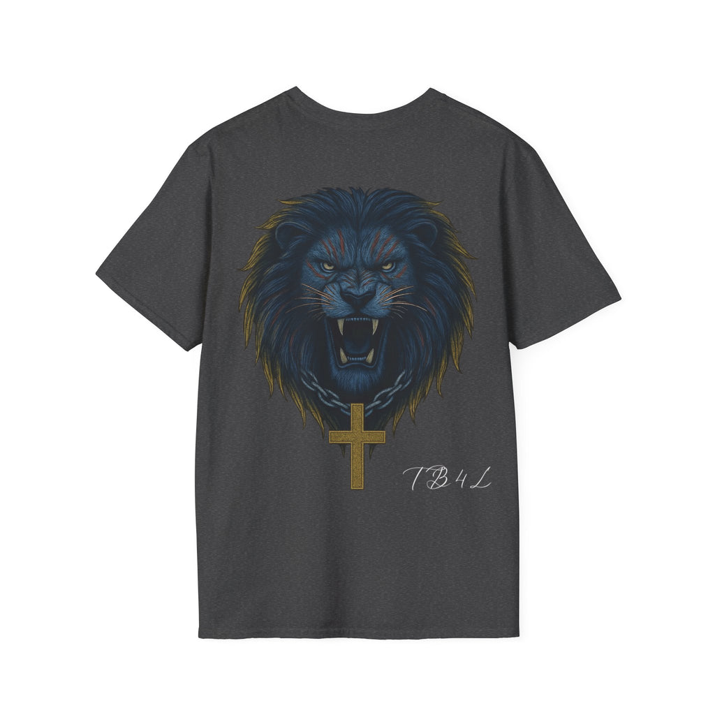 Roaring Lion Cross T-Shirt — Bold Graphic Tee (T B 4 L)