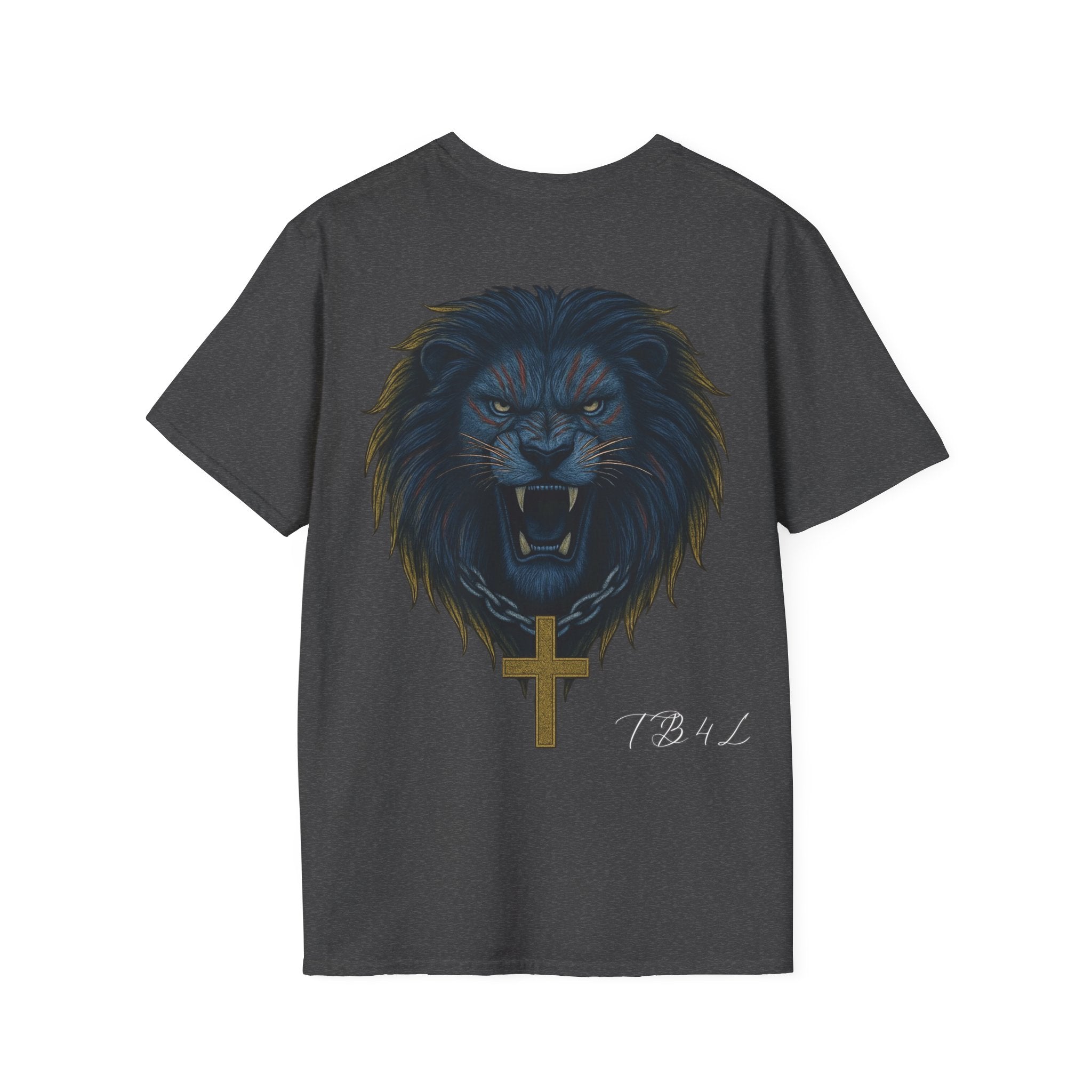 Roaring Lion Cross T-Shirt — Bold Graphic Tee (T B 4 L)