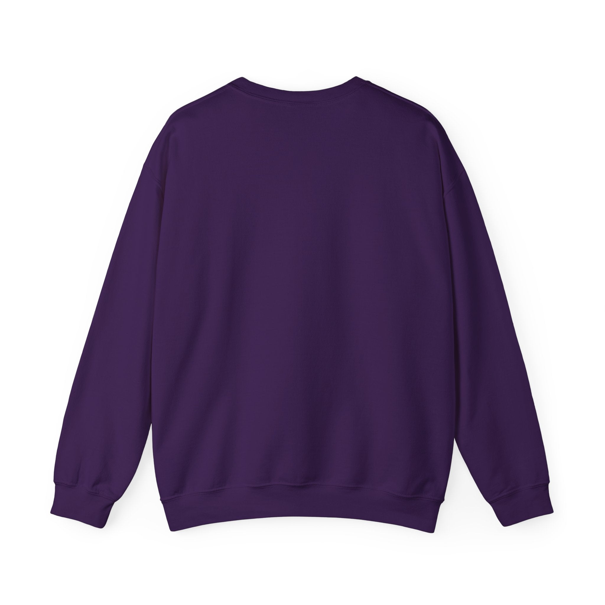 Crewneck Sweatshirt — Roaring Black Lion with Cross Graphic