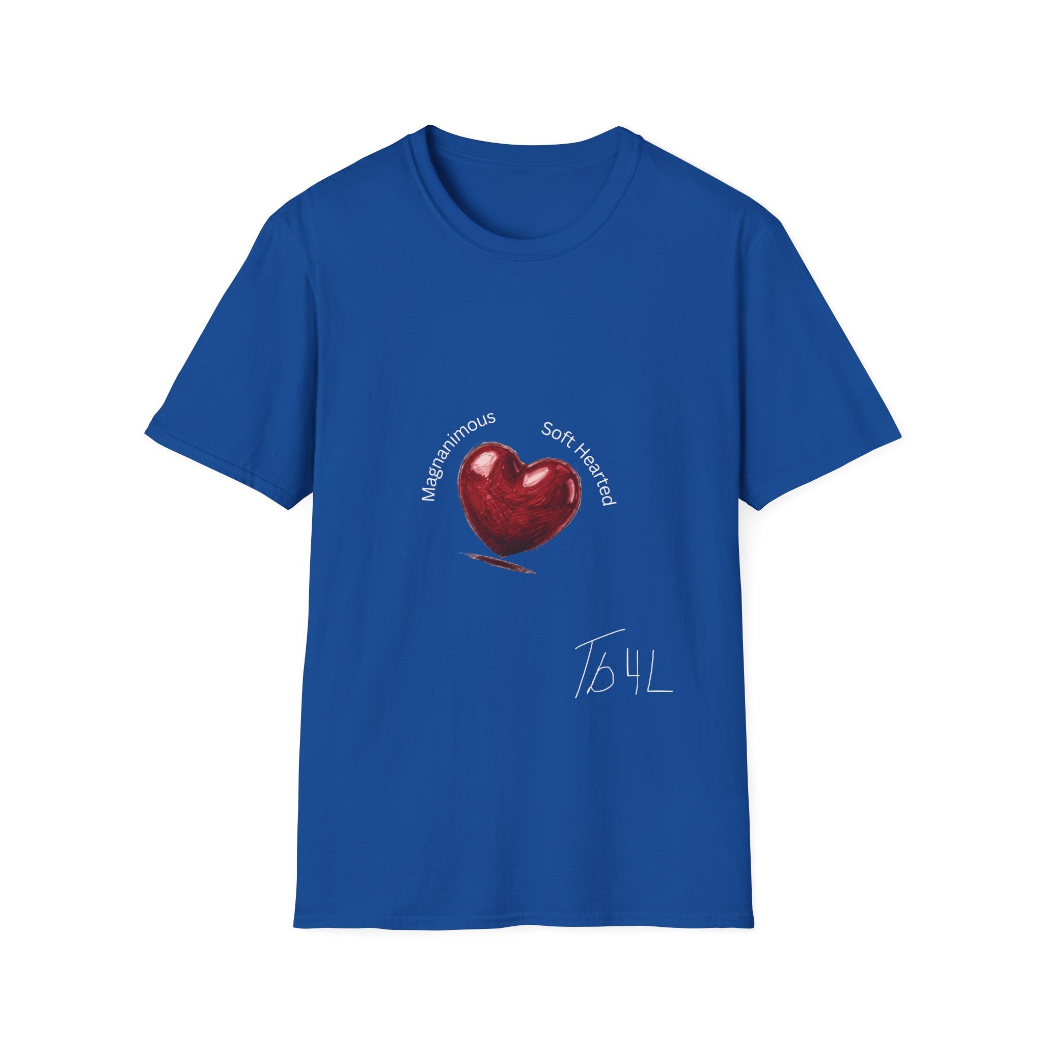 Heart Graphic T-Shirt — 'Magnanimous • Soft‑Hearted' Tee