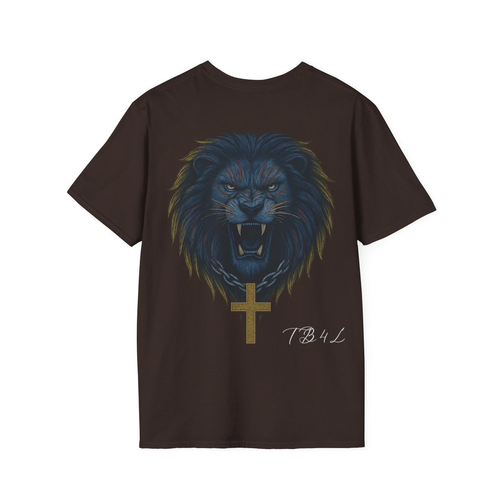 Roaring Lion Cross T-Shirt — Bold Graphic Tee (T B 4 L)