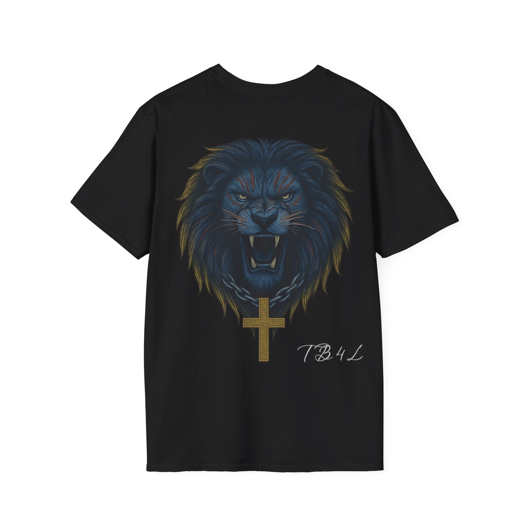 Roaring Lion Cross T-Shirt — Bold Graphic Tee (T B 4 L)